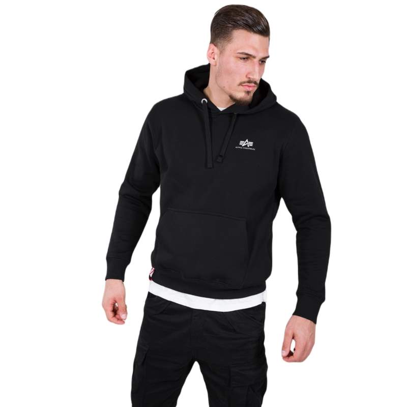 Alpha Industries Basic Hoody Small Logo 196318-03 Alpha Industries Basic Hoody Small Logo 196318-03
