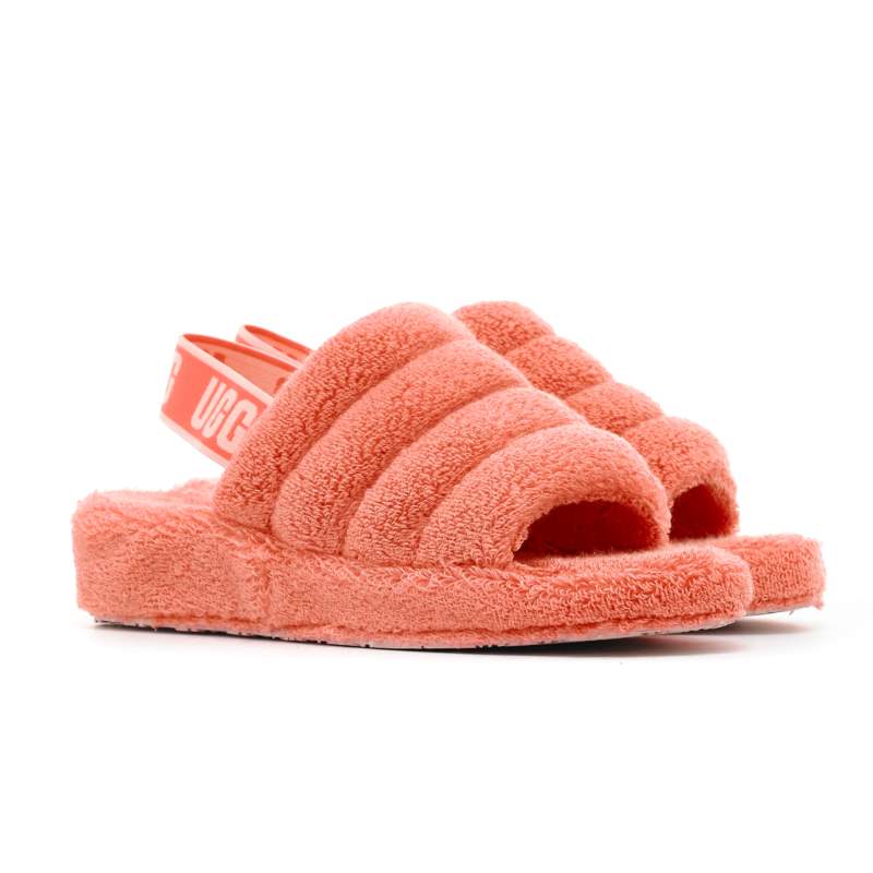 UGG FLUFF YEAH TERRY PEACH BLISS W 1127116-PBLS UGG FLUFF YEAH TERRY PEACH BLISS W 1127116-PBLS