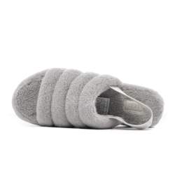 UGG FLUFF YEAH TERRY MET.GREY W