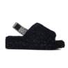 UGG FLUFF YEAH MET.SPARKLE BLACK W 1125232-BLK