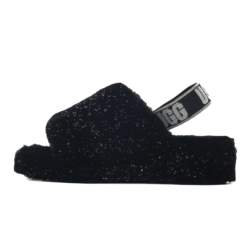 UGG FLUFF YEAH MET.SPARKLE BLACK W 1125232-BLK