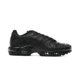 Nike AIR MAX PLUS BLACK LEATHER AJ2029-001