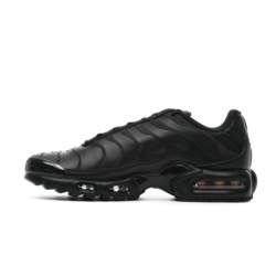 Nike AIR MAX PLUS BLACK LEATHER AJ2029-001