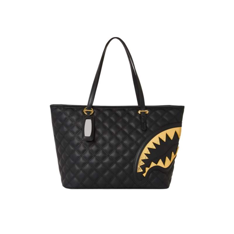 Sprayground BLACK MAMBA QUILTED TOTE BAG Sprayground BLACK MAMBA QUILTED TOTE BAG