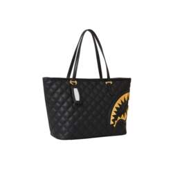 Sprayground BLACK MAMBA QUILTED TOTE BAG