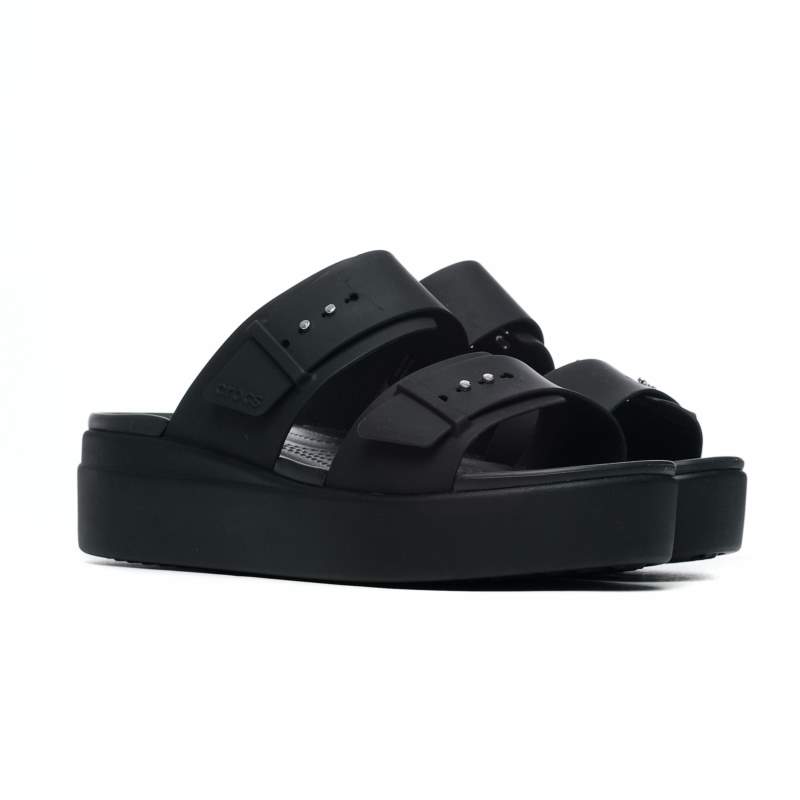 Crocs Brooklyn Sandal Low Wedge W 207431-001 Crocs Brooklyn Sandal Low Wedge W 207431-001