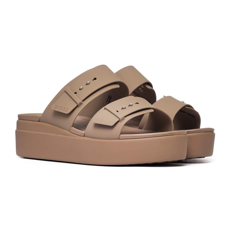 Crocs Brooklyn Sandal Low Wedge Women's 207431-2Q9 Crocs Brooklyn Sandal Low Wedge Women's 207431-2Q9