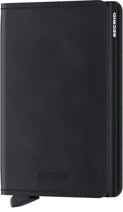 Secrid Slimwallet Vintage Black Secrid Slimwallet Vintage Black