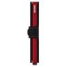 Secrid Miniwallet Matte Black & Red