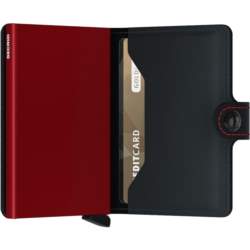 Secrid Miniwallet Matte Black & Red