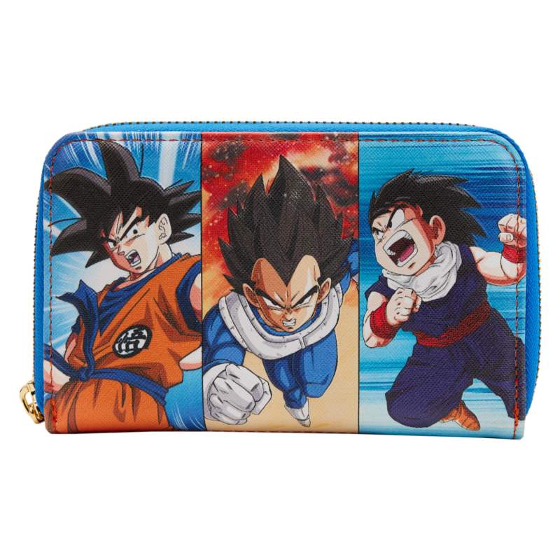 Loungefly LF DRAGON BALL Z TRIO ZIP AROUND WALLET Loungefly LF DRAGON BALL Z TRIO ZIP AROUND WALLET