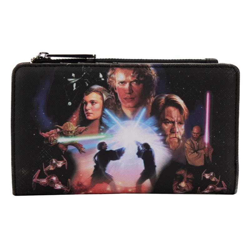 Loungefly STAR WARS TRILOGY 2 FLAP WALLET Loungefly STAR WARS TRILOGY 2 FLAP WALLET