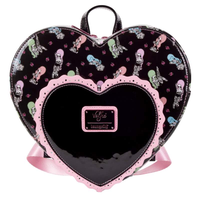 Loungefly VARE DOUBLE HEART MINI BACKPACK Loungefly VARE DOUBLE HEART MINI BACKPACK