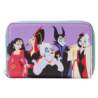 Loungefly DISNEY VILLAINS COLOR BLOCK ZIP WALLET