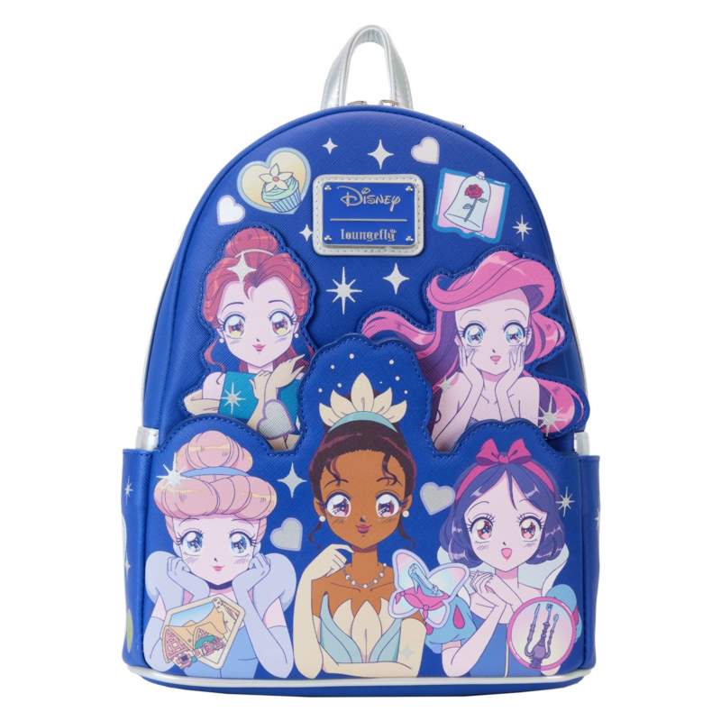 Loungefly LF DISNEY PRINCESS MANGA STYLE MINI BACK Loungefly LF DISNEY PRINCESS MANGA STYLE MINI BACK