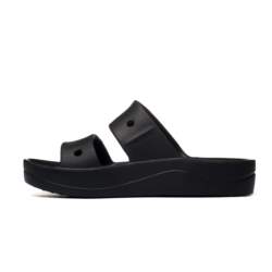 Crocs Baya Platform Sandal Black 208188-001