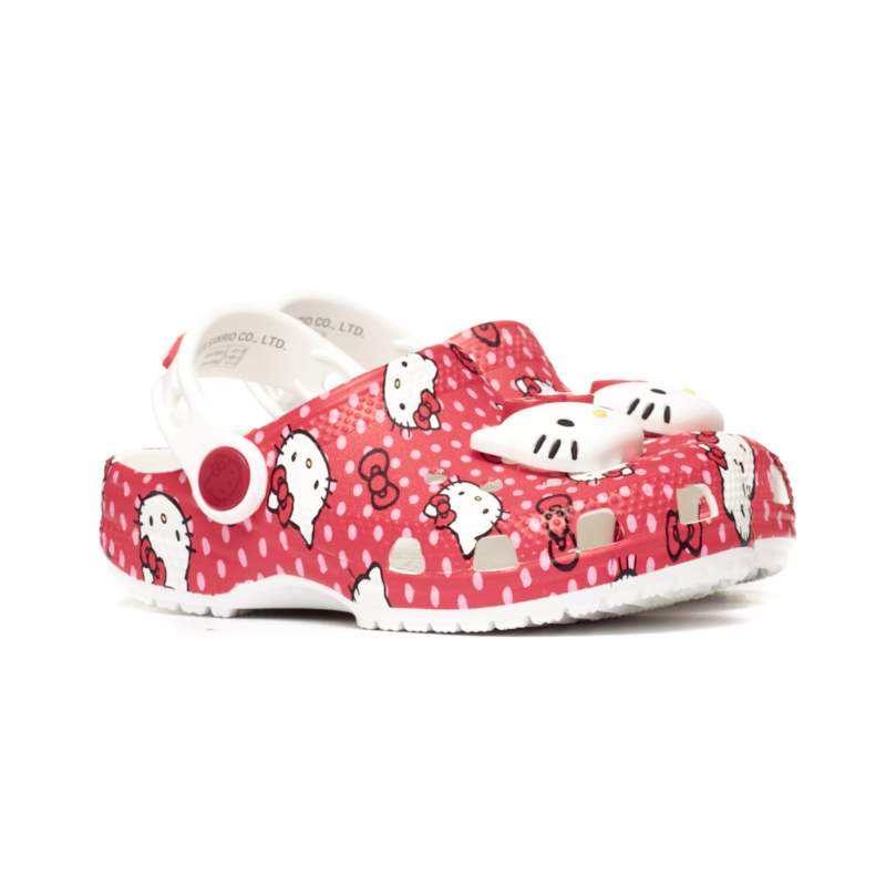 Crocs HELLO KITTY RED CLASSIC CLOG 210577-90H Crocs HELLO KITTY RED CLASSIC CLOG 210577-90H