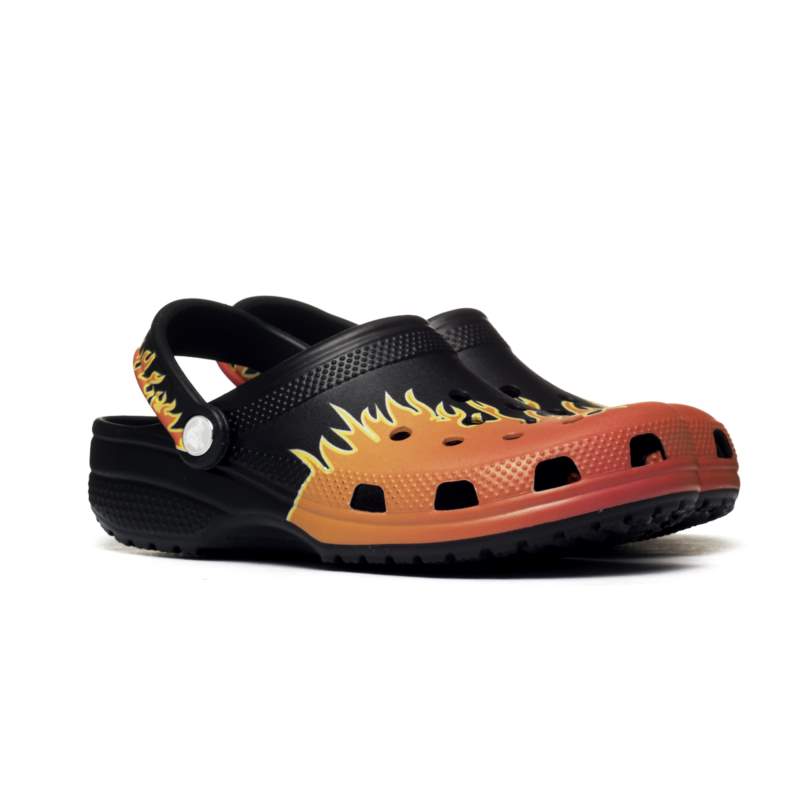 Crocs CLASSIC FLAMES CLOG KID'S 210993 210993-0C4 Crocs CLASSIC FLAMES CLOG KID'S 210993 210993-0C4