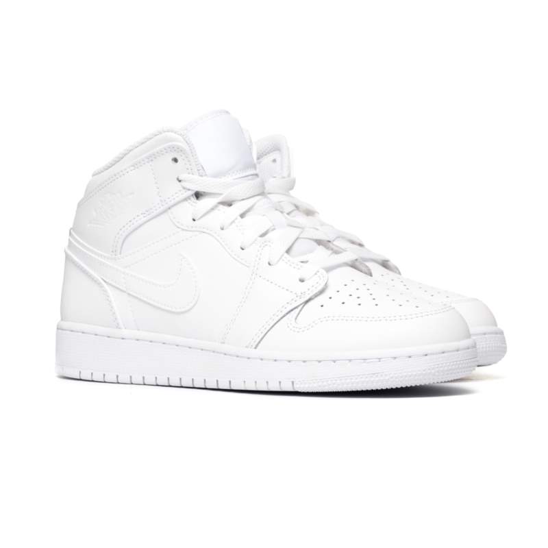 Nike AIR JORDAN 1 MID (GS) 554725-136 Nike AIR JORDAN 1 MID (GS) 554725-136