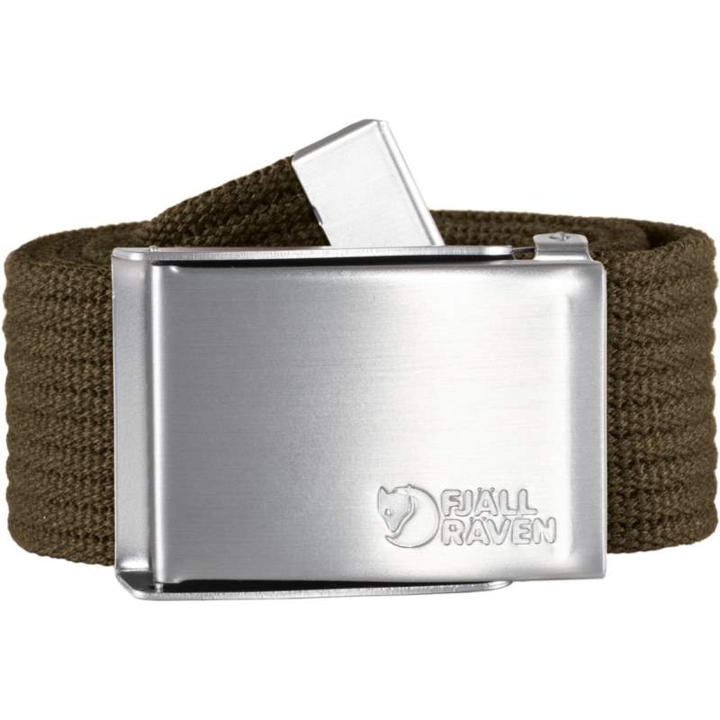 Fjallraven Canvas Belt Dark Olive 77029-633 Fjallraven Canvas Belt Dark Olive 77029-633