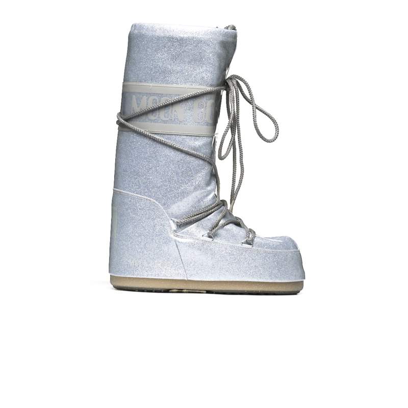 MOON BOOT ICON GLITTER SILVER 80D1402850H001 MOON BOOT ICON GLITTER SILVER 80D1402850H001