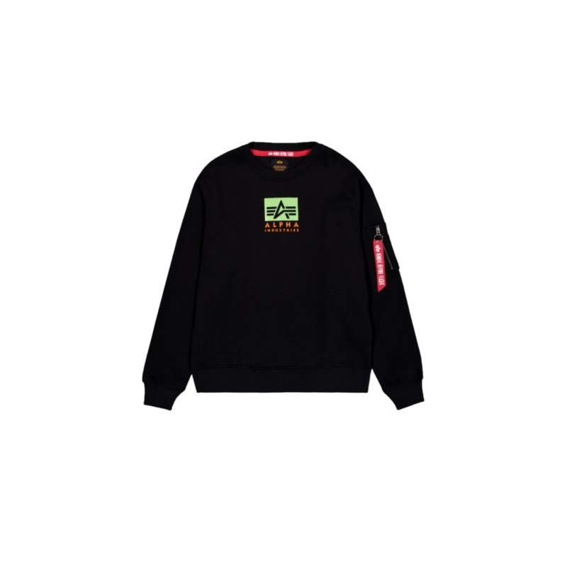 Alpha Industries Satin Logo Sweater 148311-03 Alpha Industries Satin Logo Sweater 148311-03