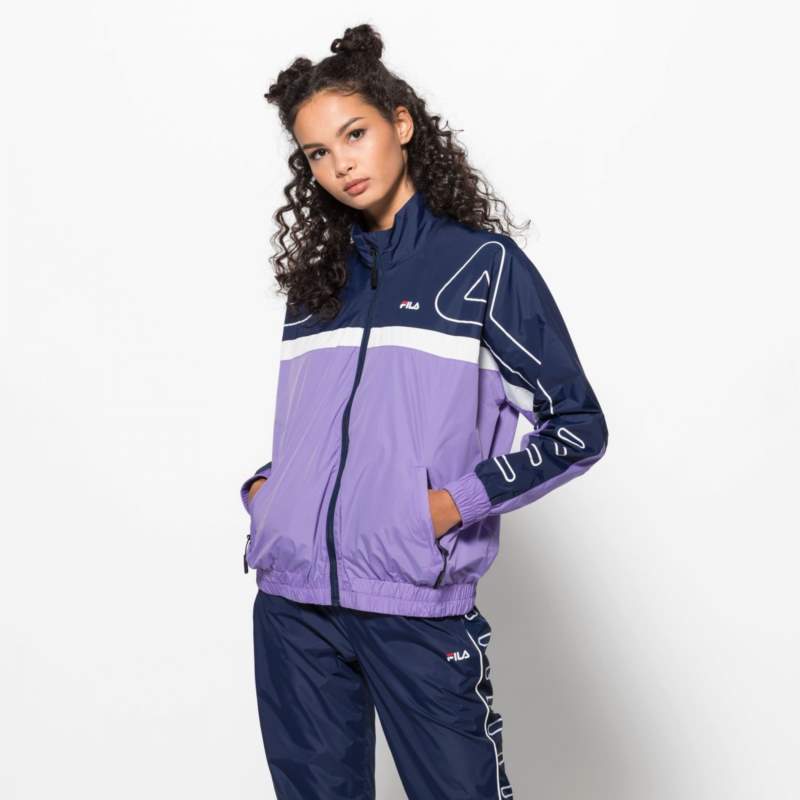 FILA WOMEN CAROL WOVEN TRACK JACKET 687053-A066 FILA WOMEN CAROL WOVEN TRACK JACKET 687053-A066