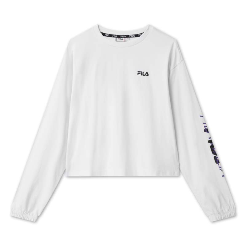 FILA WOMEN CALANDRA cropped long sleeve 687675-M67 FILA WOMEN CALANDRA cropped long sleeve 687675-M67